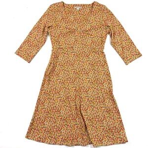 Toad And Co Rosalinda A Line Dress Barley Ditsy Floral
